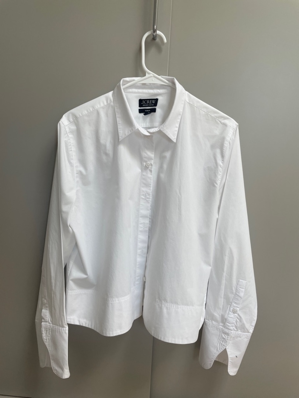 J. Crew Garçon White Women's Button-Front Dress Shirt